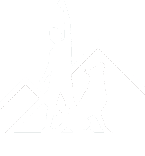 Logo walking wolf